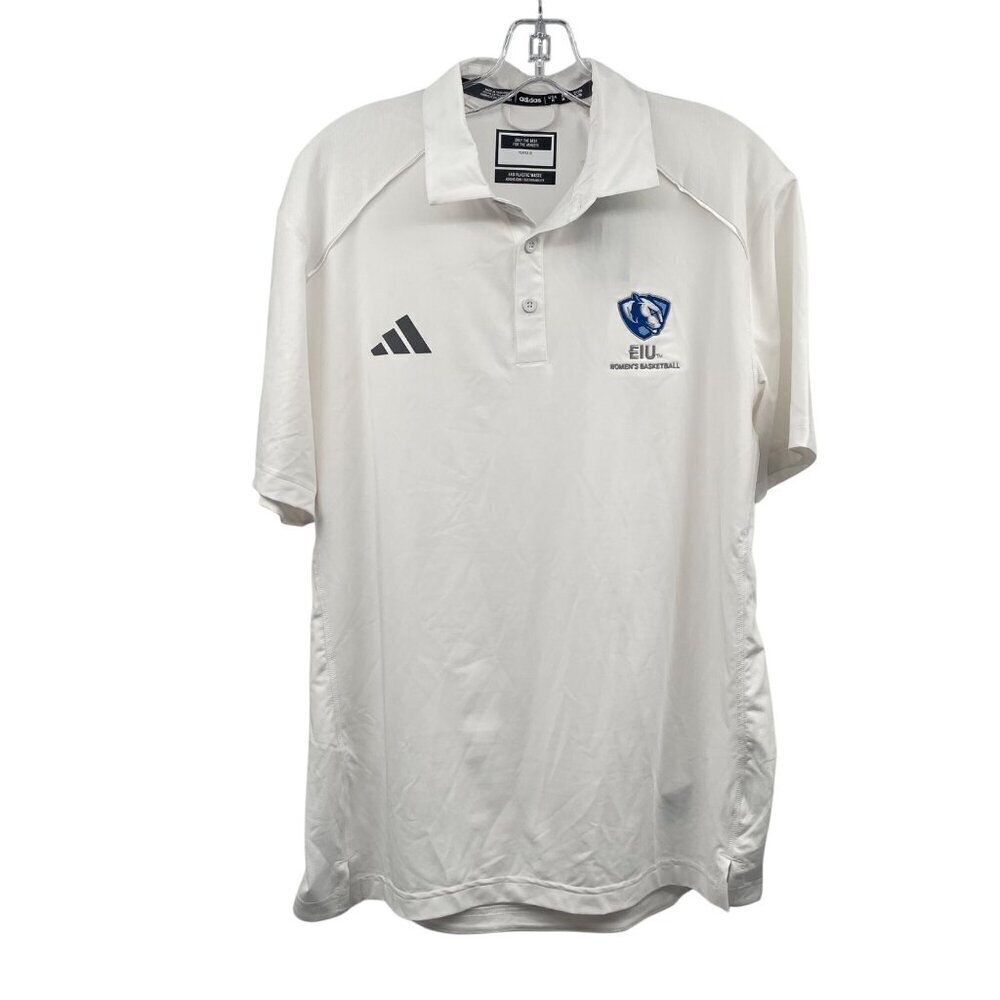 Adidas Mens Polo Shirt Eastern Illinois Womens Basketball Size Medium New
